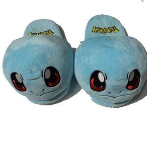 Squirtle Plush Slippers Open Back Cozy Indoor Universal Fit Teen Adult